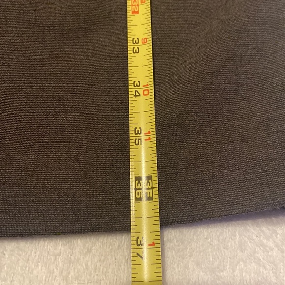 TOMMY HILFIGER Size M Gray Dress With White Trim - Picture 5 of 9